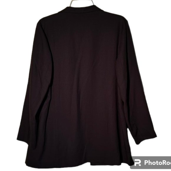 100% Wool Eileen Fisher Deep Olive Green Pantsuit Size M Excellent Condition! - Picture 3 of 7